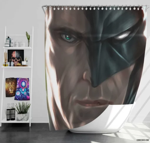 Batman DC Guardian in Cape Comic Shower Curtain