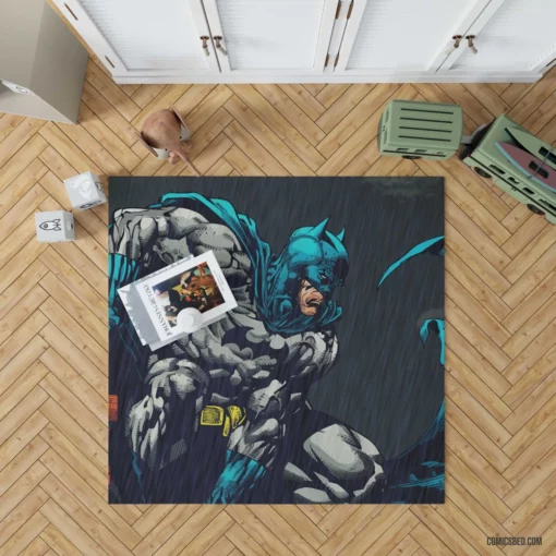 Batman DC Heroic Dark Knight Comic Rug