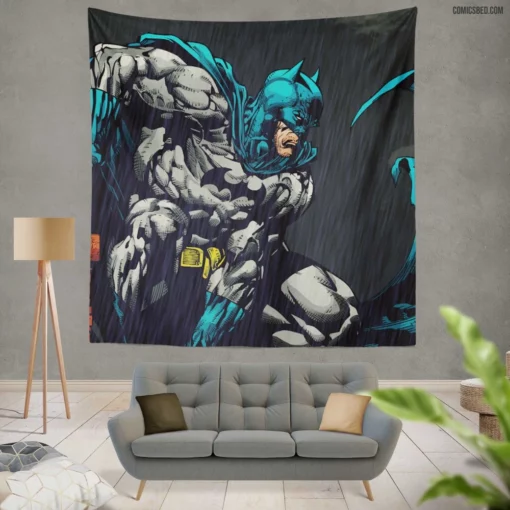 Batman DC Heroic Dark Knight Comic Wall Tapestry