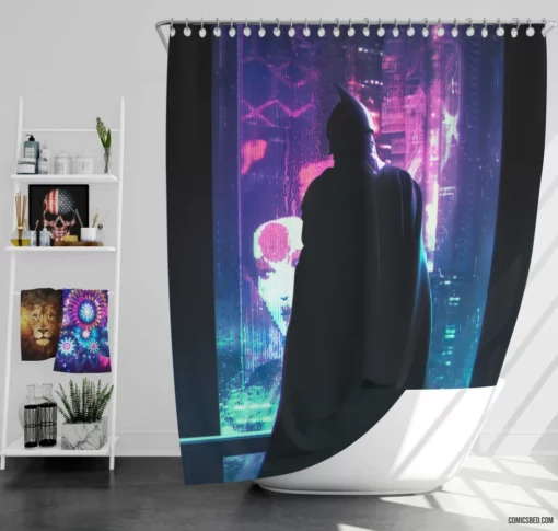 Batman DC Heroic Detective Comic Shower Curtain