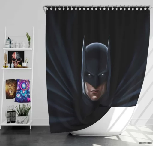 Batman DC Heroic Vigilante Comic Shower Curtain