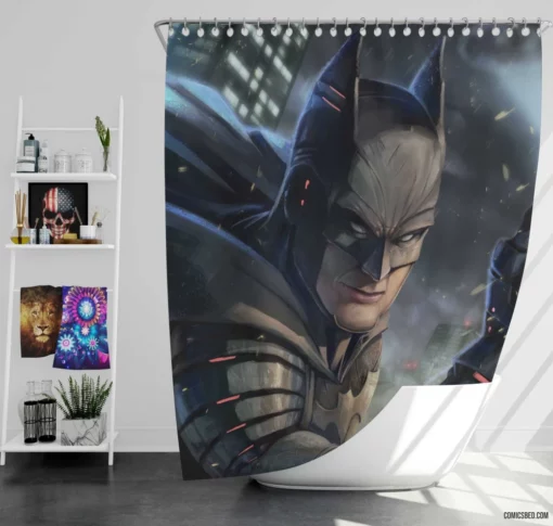 Batman DC Iconic Avenger Comic Shower Curtain