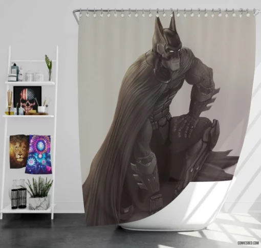 Batman DC Iconic Guardian Comic Shower Curtain