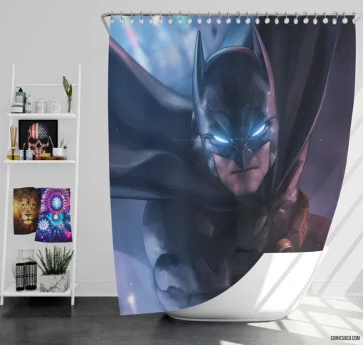 Batman DC Legendary Defender Comic Shower Curtain