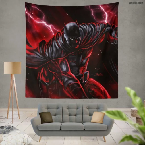 Batman DC Resilient Guardian Comic Wall Tapestry