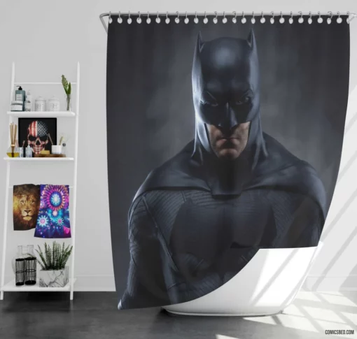 Batman DC Silent Defender Comic Shower Curtain