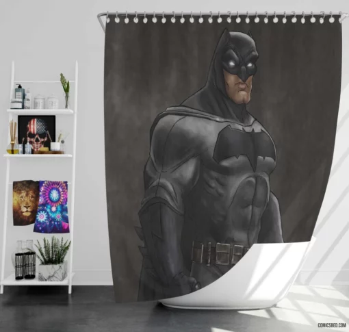 Batman DC Silent Guardian Comic Shower Curtain