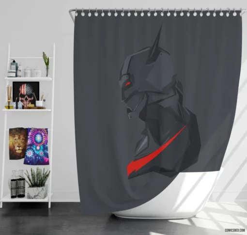 Batman DC Symbol of Justice Comic Shower Curtain