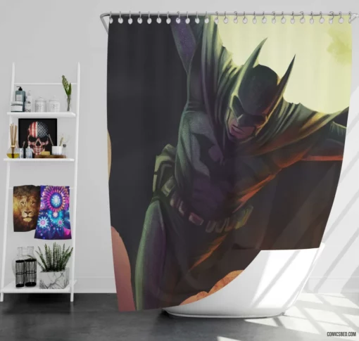 Batman DC Timeless Hero Comic Shower Curtain