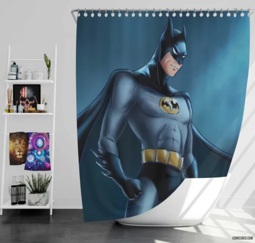 Batman DC Timeless Vigilante Comic Shower Curtain