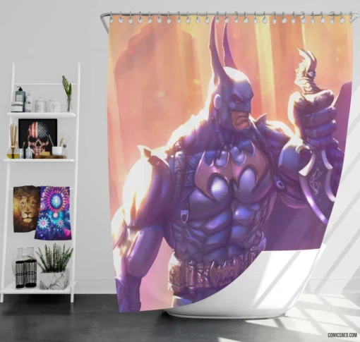 Batman DC Vigilant Dark Knight Comic Shower Curtain