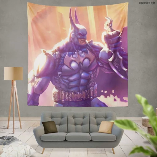 Batman DC Vigilant Dark Knight Comic Wall Tapestry