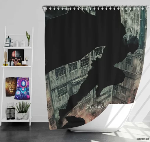 Batman Damned Black Label Knight Comic Shower Curtain