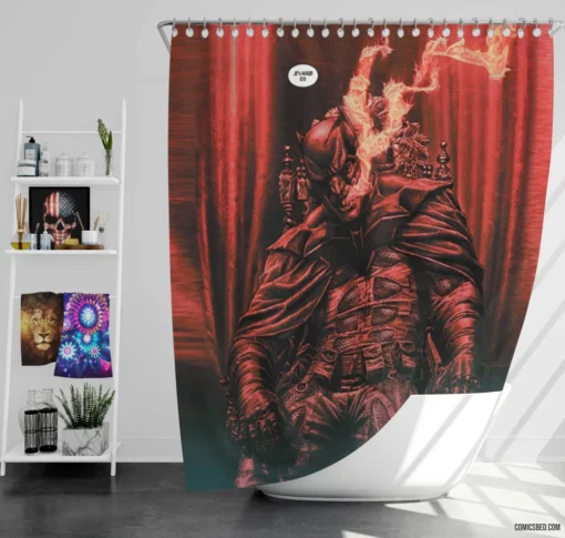 Batman Damned Gotham Secret Comic Shower Curtain