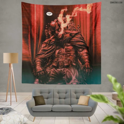 Batman Damned Gotham Secret Comic Wall Tapestry