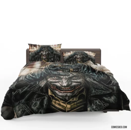 Batman Damned Joker Enigma Comic Bedding Set