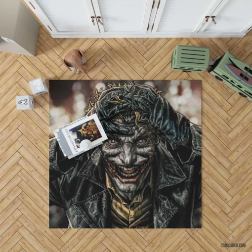 Batman Damned Joker Enigma Comic Rug