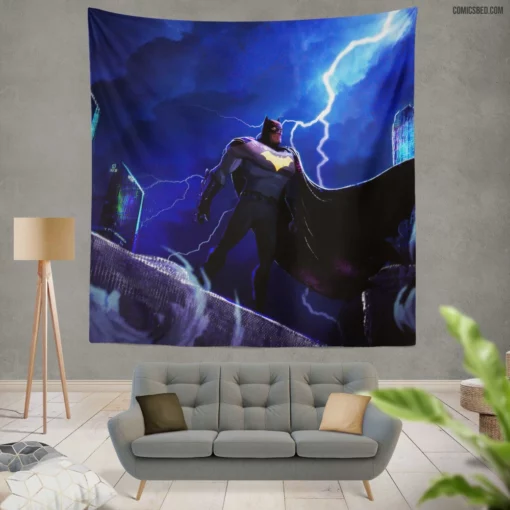 Batman Dark Adventures Comic Wall Tapestry