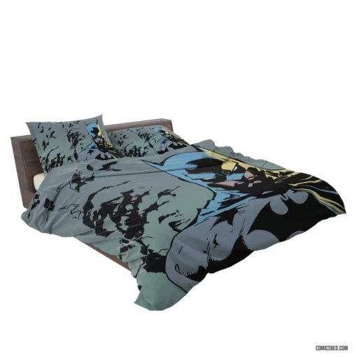 Batman Dark Art Enigmatic Vigilante Comic Bedding Set 2