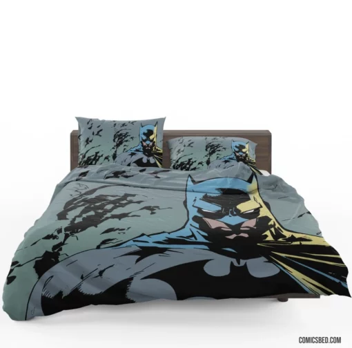 Batman Dark Art Enigmatic Vigilante Comic Bedding Set