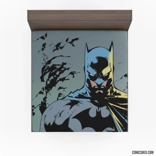 Batman Dark Art Enigmatic Vigilante Comic Fitted Sheet 1