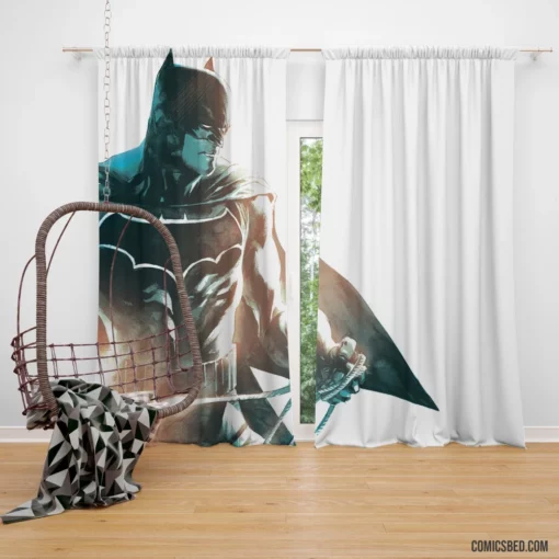 Batman Dark Avenger Comic Curtain