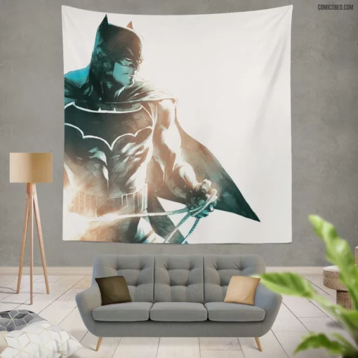 Batman Dark Avenger Comic Wall Tapestry