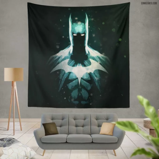 Batman Dark Guardian Adventure Comic Wall Tapestry