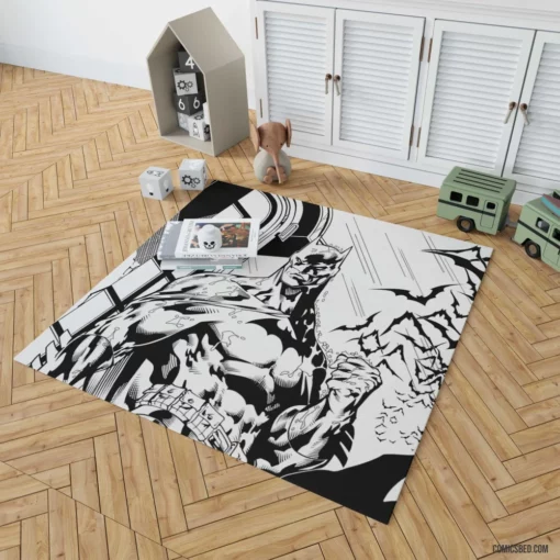 Batman Dark Knight Hero Comic Rug 1