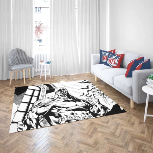 Batman Dark Knight Hero Comic Rug 2