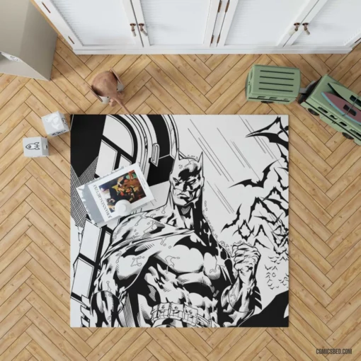 Batman Dark Knight Hero Comic Rug