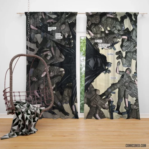 Batman Dark Knight Protector Comic Curtain