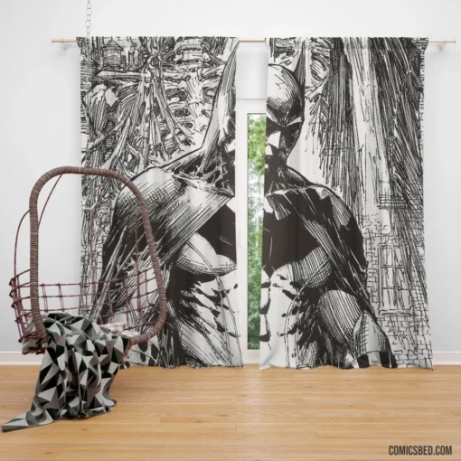 Batman Dark Knight Pursuit Comic Curtain