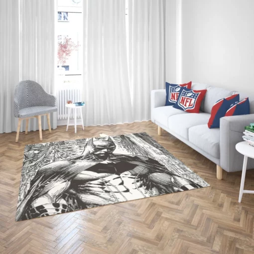 Batman Dark Knight Pursuit Comic Rug 2