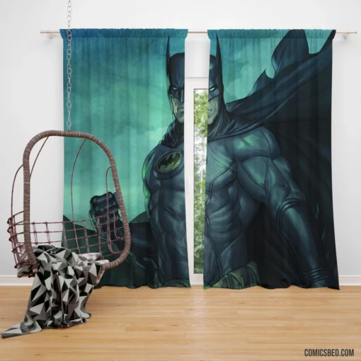 Batman Defender of Justice Comic Curtain