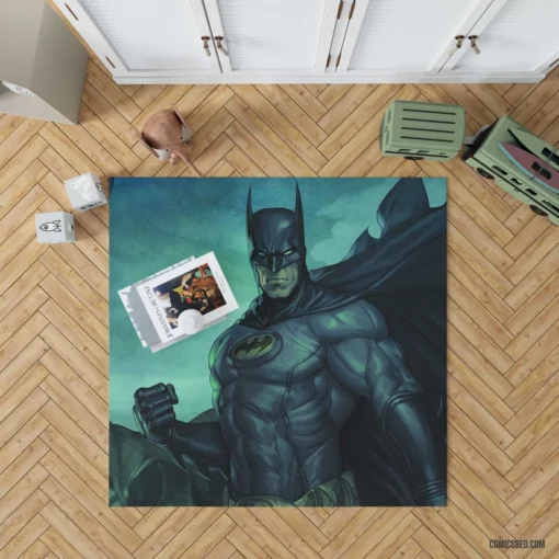 Batman Defender of Justice Comic Rug