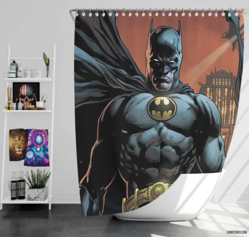 Batman Detective Comics 1000th Issue Shower Curtain