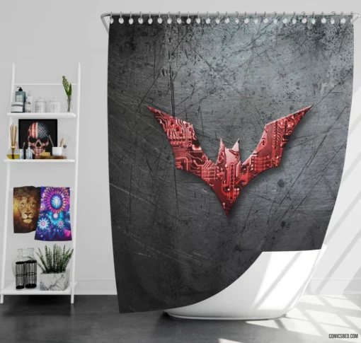 Batman Endless Crusade for Gotham Comic Shower Curtain