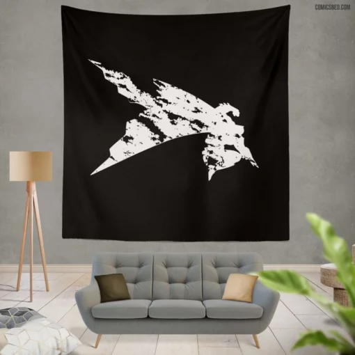 Batman Gotham Dark Avenger Comic Wall Tapestry