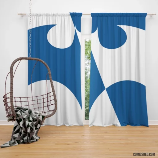 Batman Gotham Symbol Logo Comic Curtain