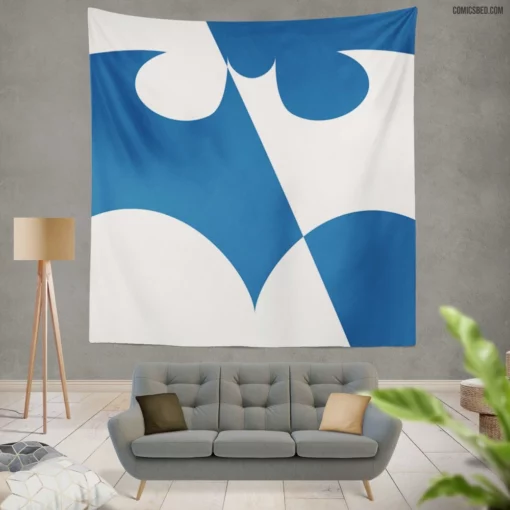 Batman Gotham Symbol Logo Comic Wall Tapestry