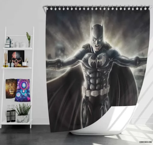 Batman Guardian of Gotham City Comic Shower Curtain