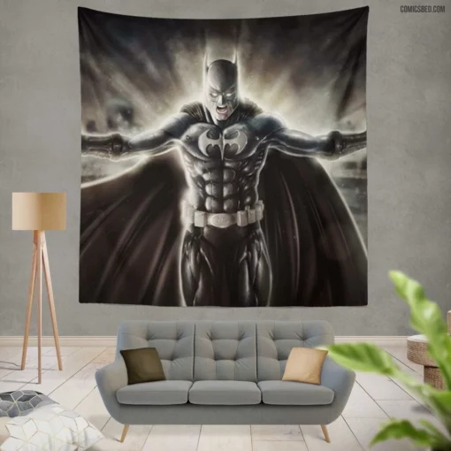 Batman Guardian of Gotham City Comic Wall Tapestry