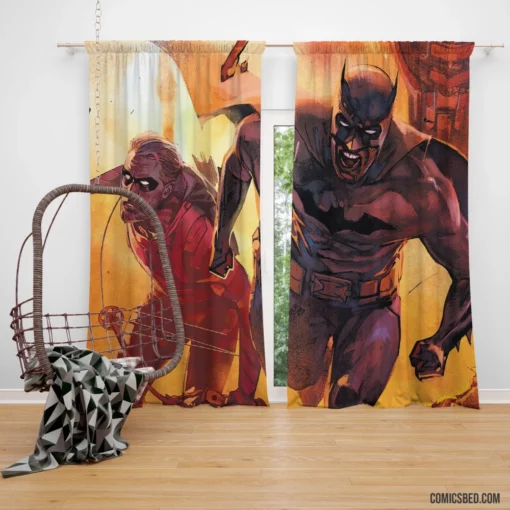 Batman Guardian of the Night Comic Curtain