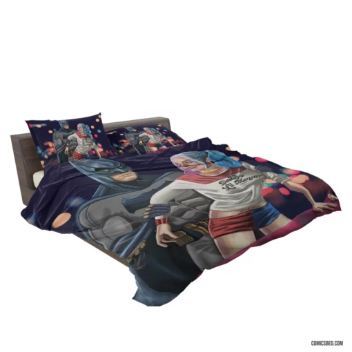 Batman Harley Quinn Unlikely Allies Comic Bedding Set 2