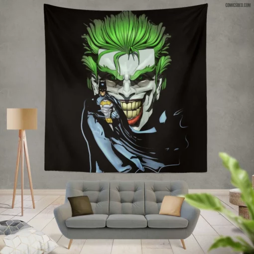 Batman Joker DC Iconic Duo Comic Wall Tapestry