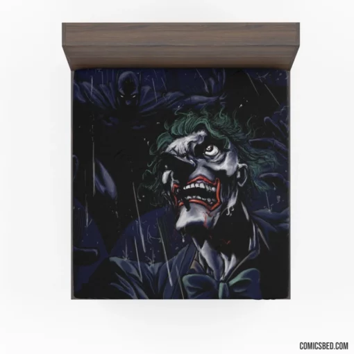 Batman Joker Dark and Chaotic Comic Fitted Sheet 1