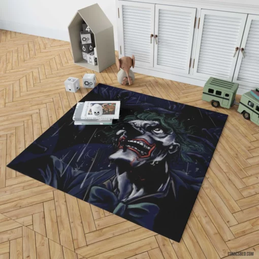 Batman Joker Dark and Chaotic Comic Rug 1