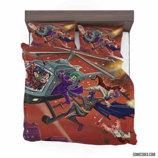 Batman Joker Harley Quinn Trio Comic Bedding Set 1