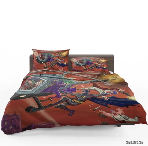 Batman Joker Harley Quinn Trio Comic Bedding Set